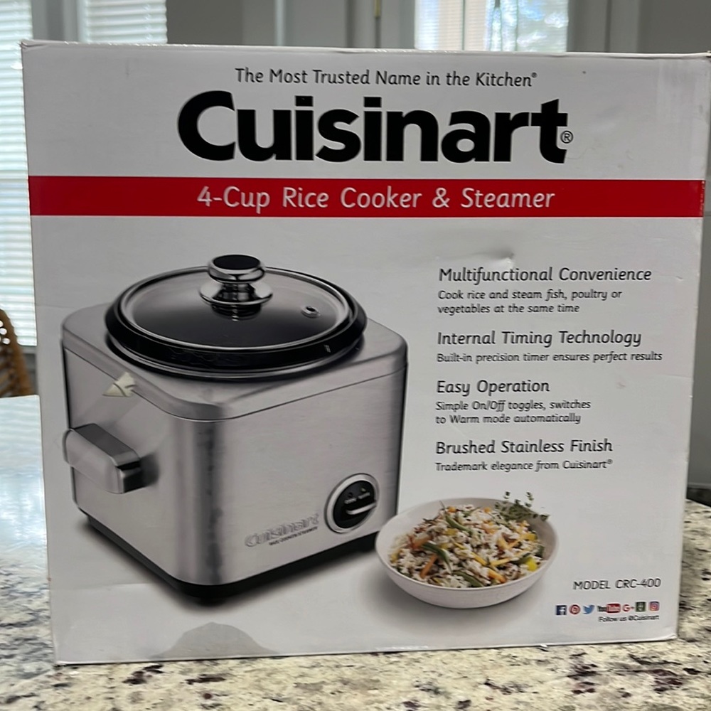 Cuisinart 4 Cup Rice Cooker & Steamer